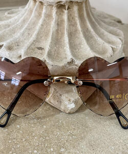 Cut glass Sunglasses-Double Tea